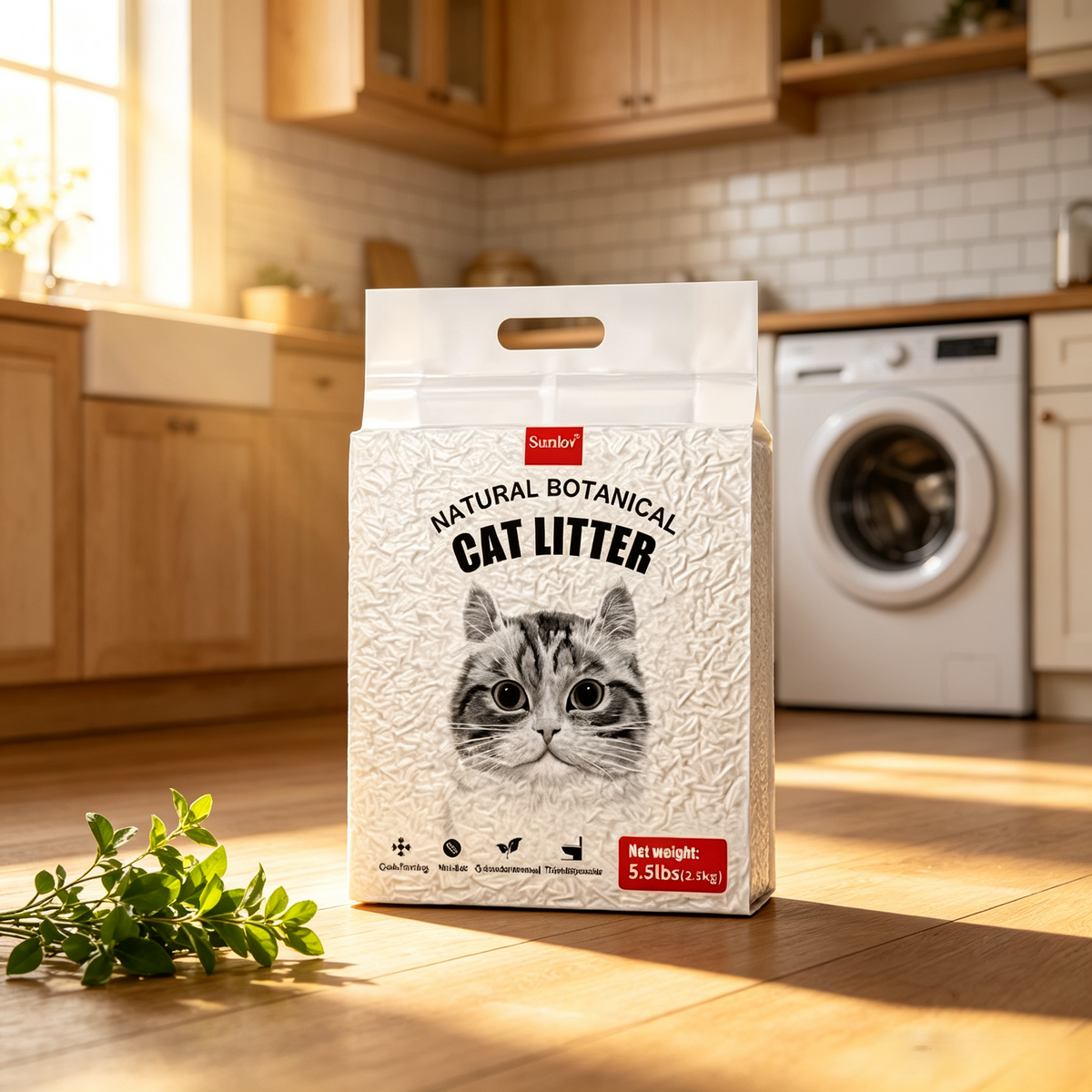 Sumlov Premium Tofu Cat Litter – 6 Bags/Box