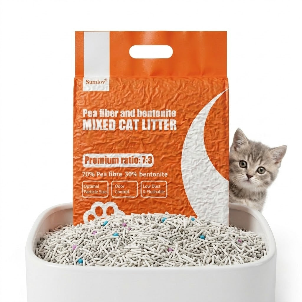 Sumlov Premium Tofu Cat Litter – 6 Bags/Box